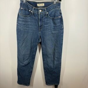 Madewell The Perfect Vintage Jean Light Med Blue High-Rise Straight size 27